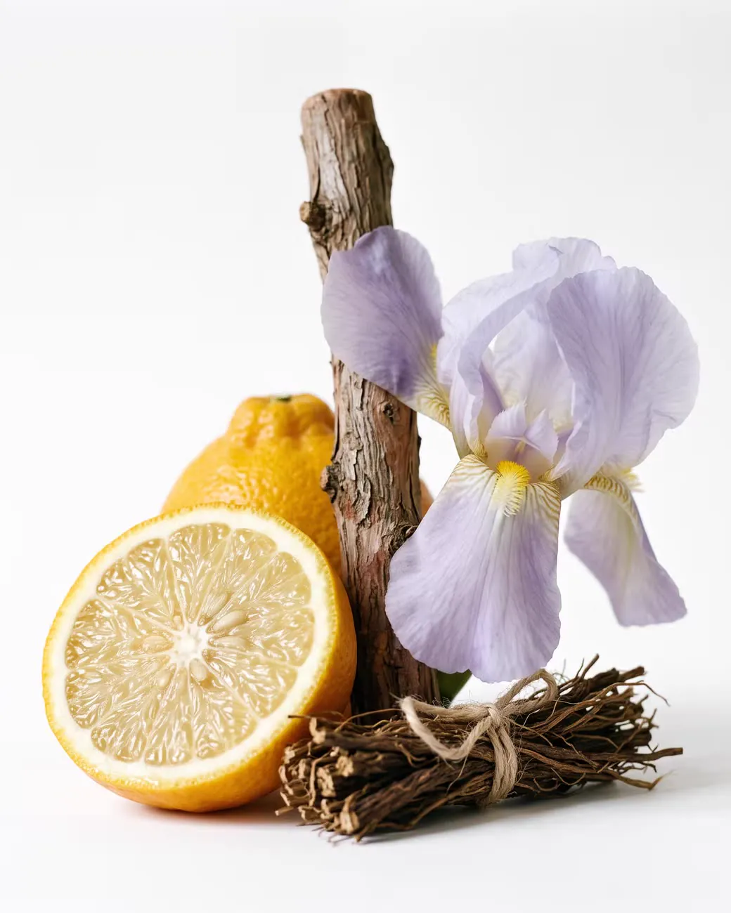 The notes of Treva Garçon: Bergamot, Neroli, Iris, Cedarwood, Vetiver, Musk